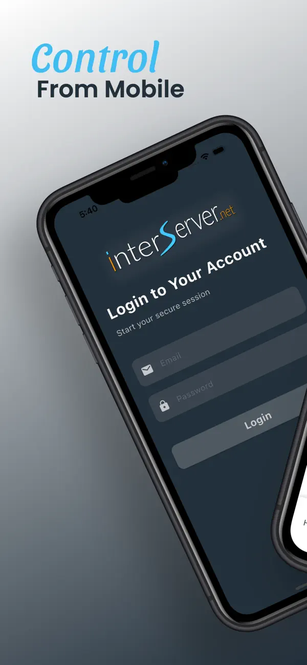 InterServer Mobile Interface 1